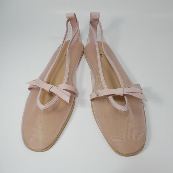 Free People Pink Bow Flats - Picture 7 of 16